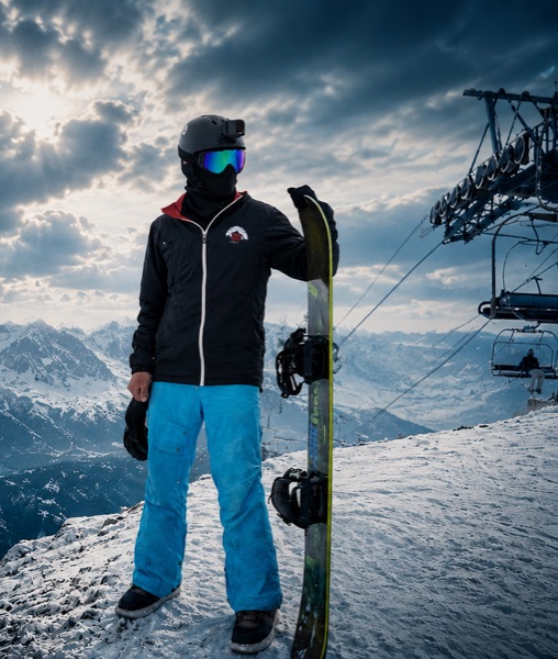 Snowboarding, Gulmarg Kashmir